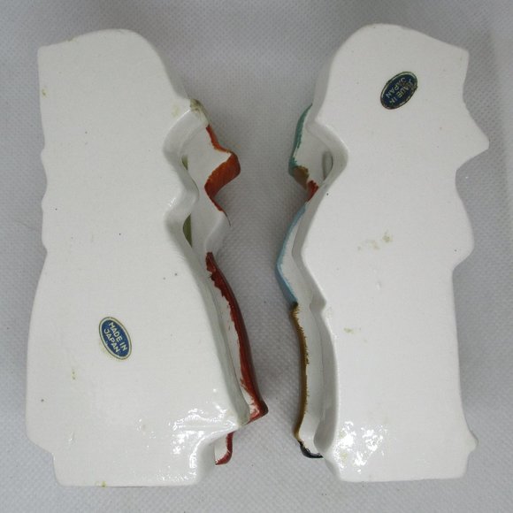 STAPLERS 2 Piece Set Ceramic Girl & Boy HUMMEL Style Figures Made In JAPAN - Picture 7 of 9